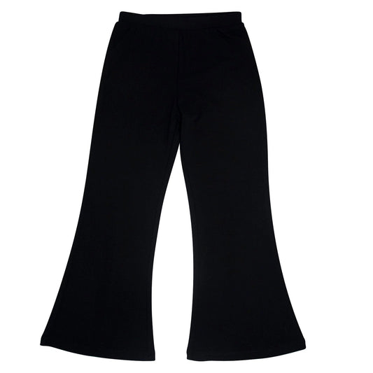 Blazing Black Bamboo Flare Legging