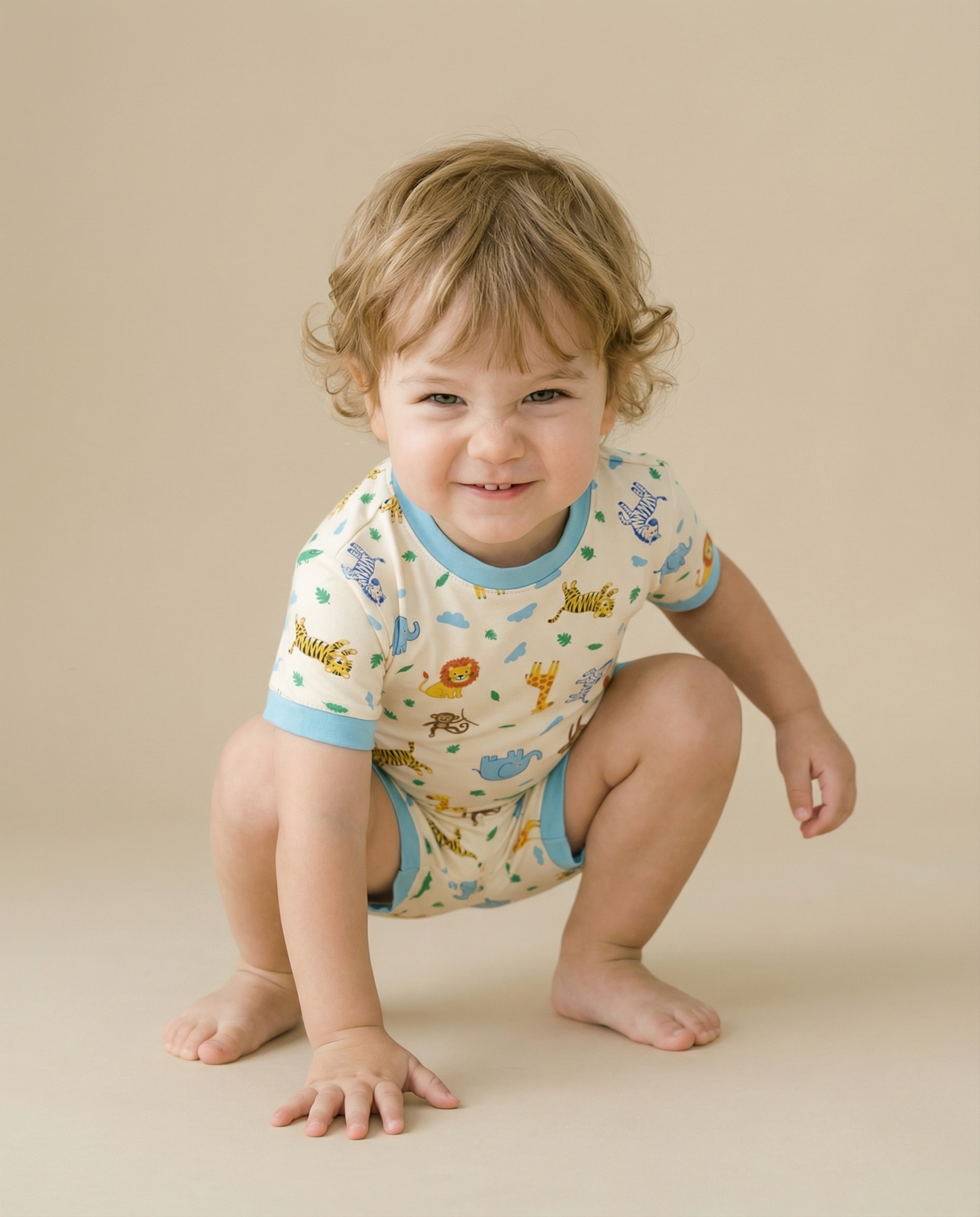 Safari Friends S/S Pajama Set