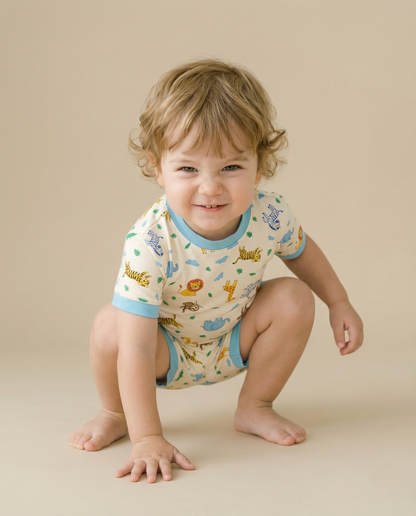 Safari Friends S/S Pajama Set