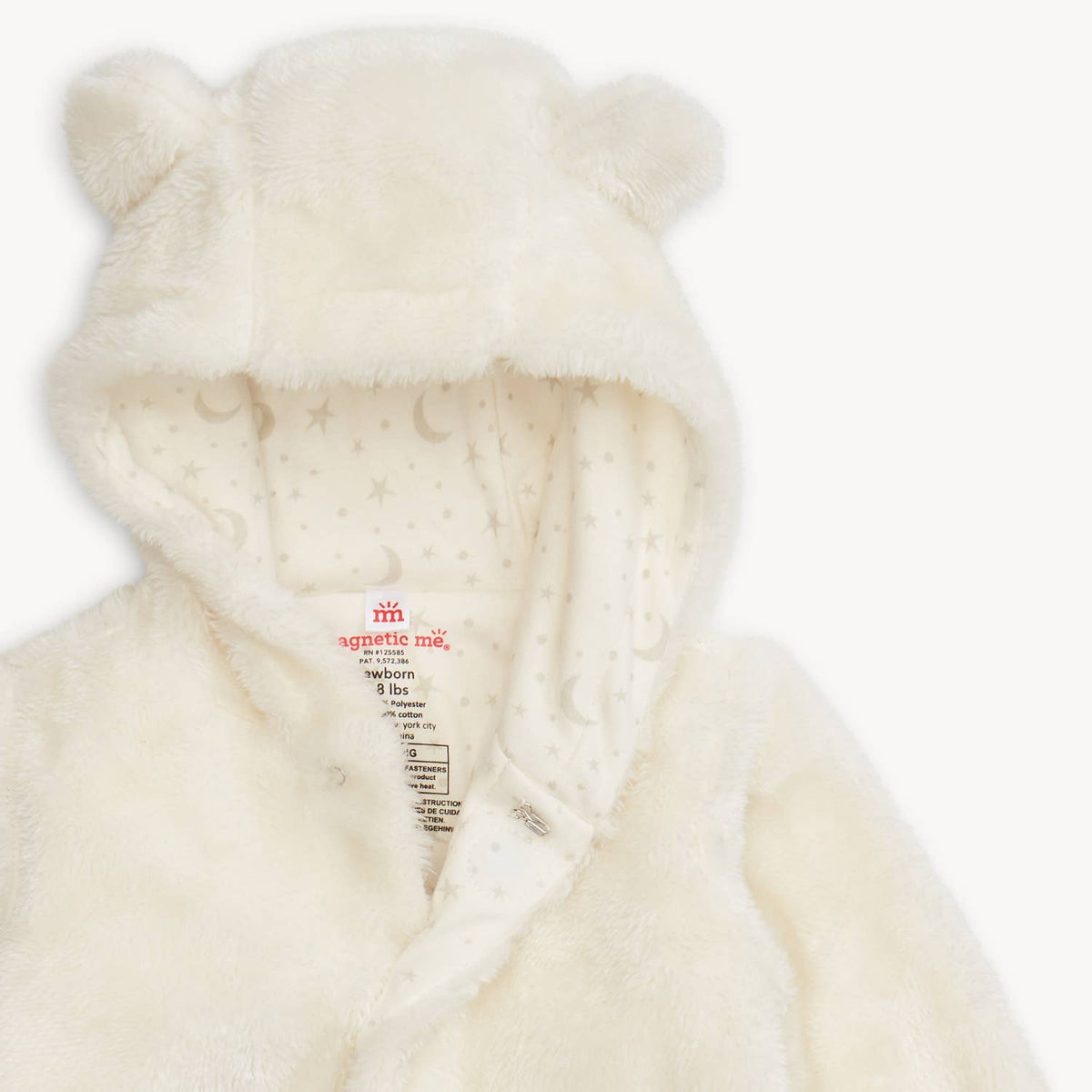 Cloud Minky Bear Footie