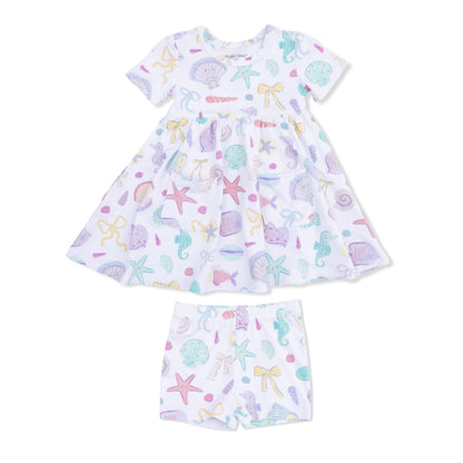 Beach Days Twirly Dress + Short Set