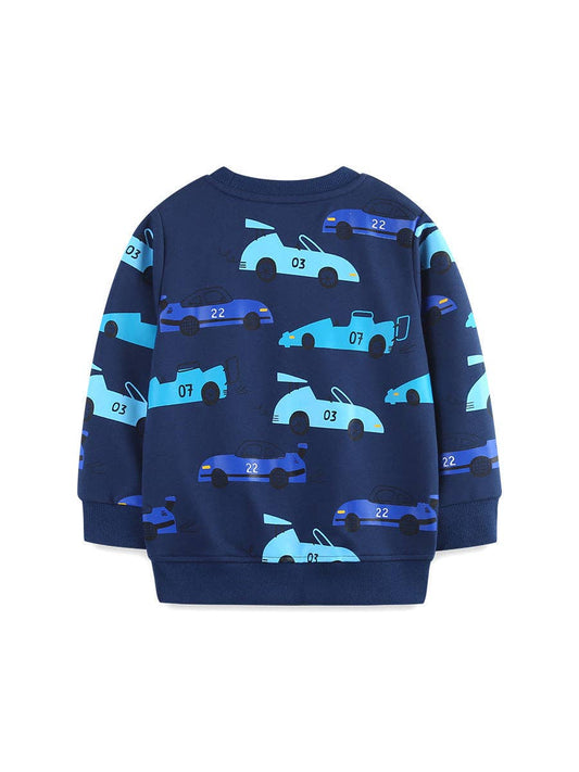 Blue Cars Sweatshirt