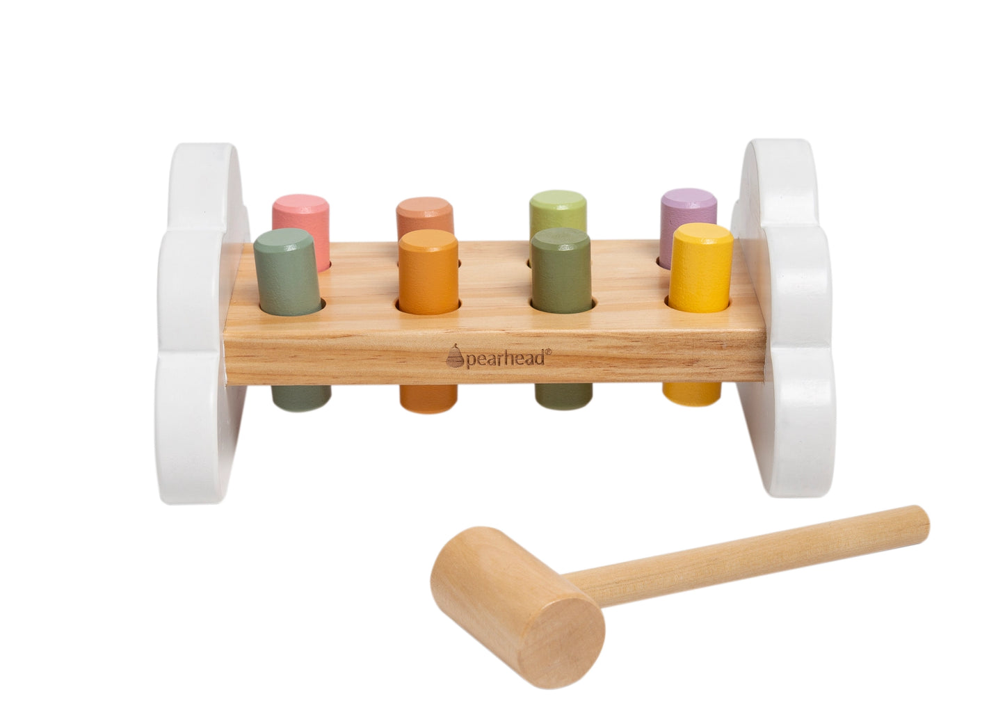 Created to Spark Curiosity, the Wooden Hammer Bench Toy is designed to spark curiosity in young minds, encouraging learning and faster development during playtime.