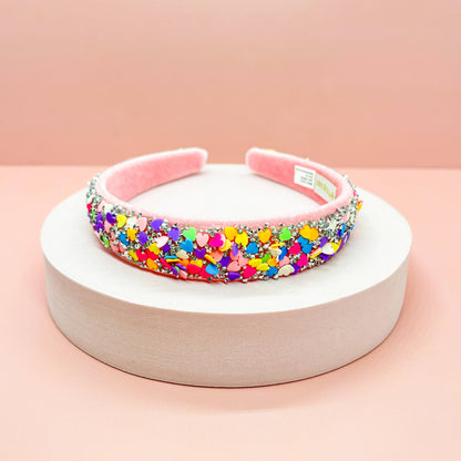 Heart Confetti Headband