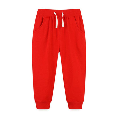 Red Cotton Sweatpant