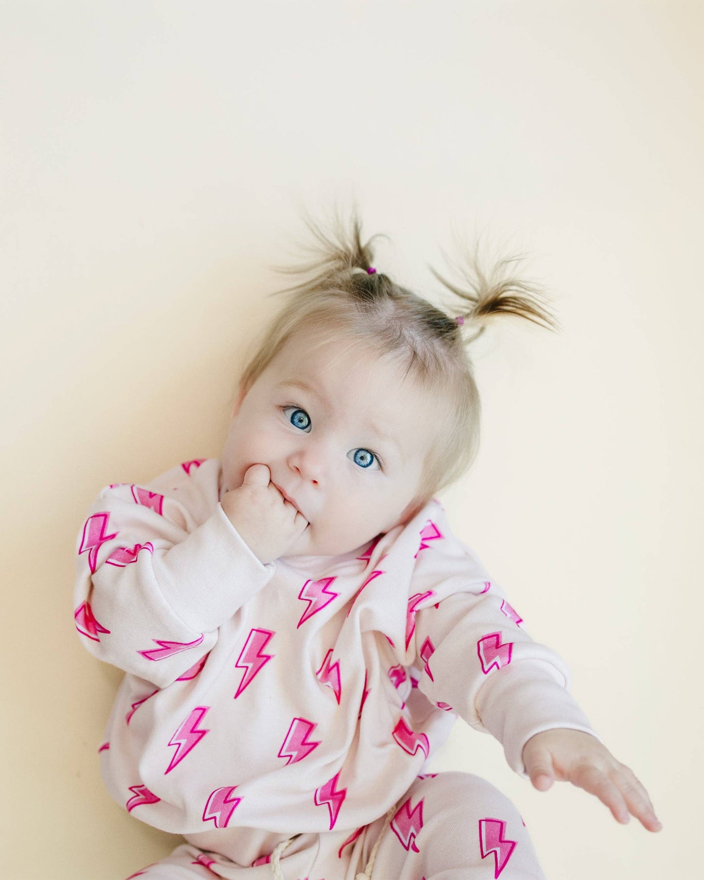 Pink Bolts Baby Jogger Set