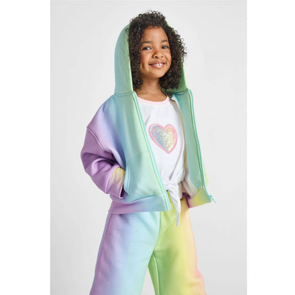Rainbow Zip-Up Hoodie