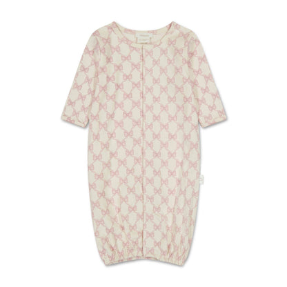 Bows Cotton Coverter Gown + Hat Set