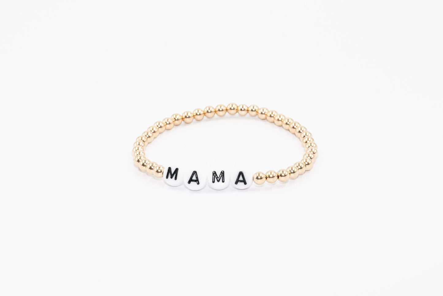 *4mm 14K Gold Filled Mama Bracelet*