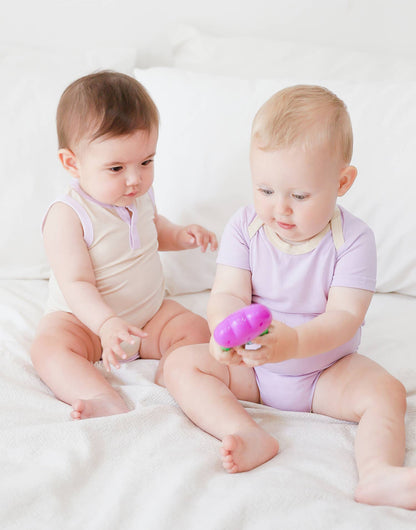 Sand Lavender Jelly Bodysuit Set
