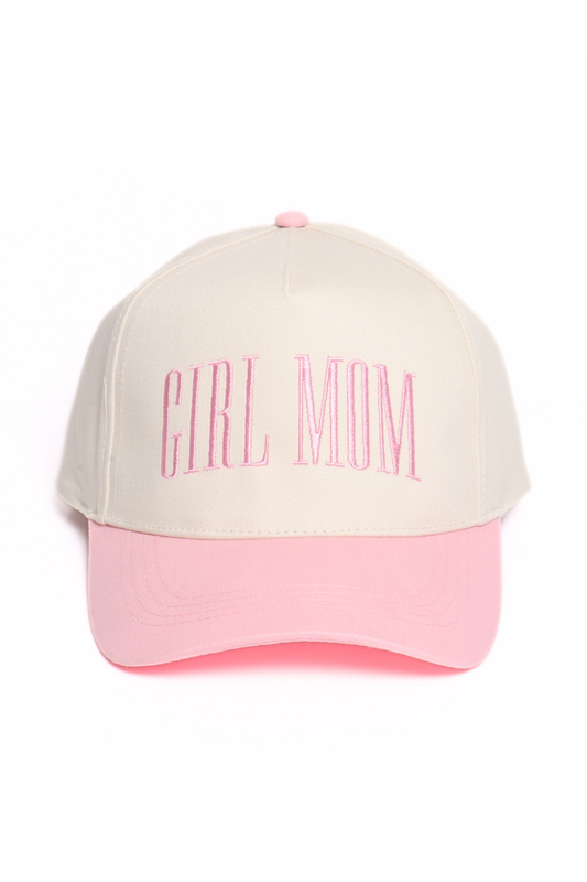 GIRL MOM Two Tone Hat