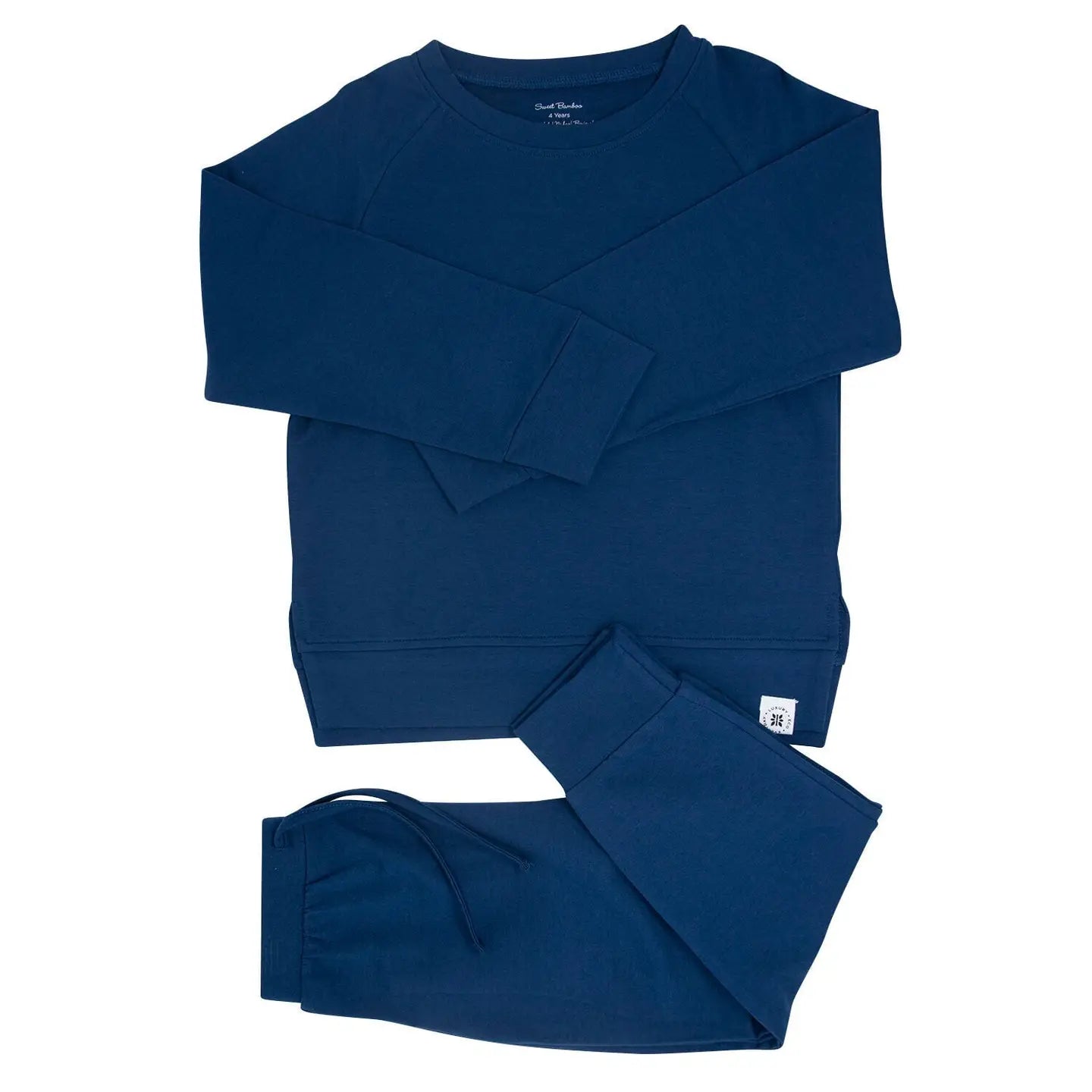 Deep Navy French Terry Bamboo Jogger Set