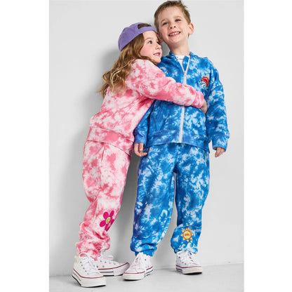 Smiley Tie-Dye Crewneck Sweatshirt