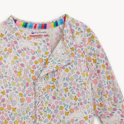 Bunny Blossom Magnetic Modal Ruffle Convertible Coverall