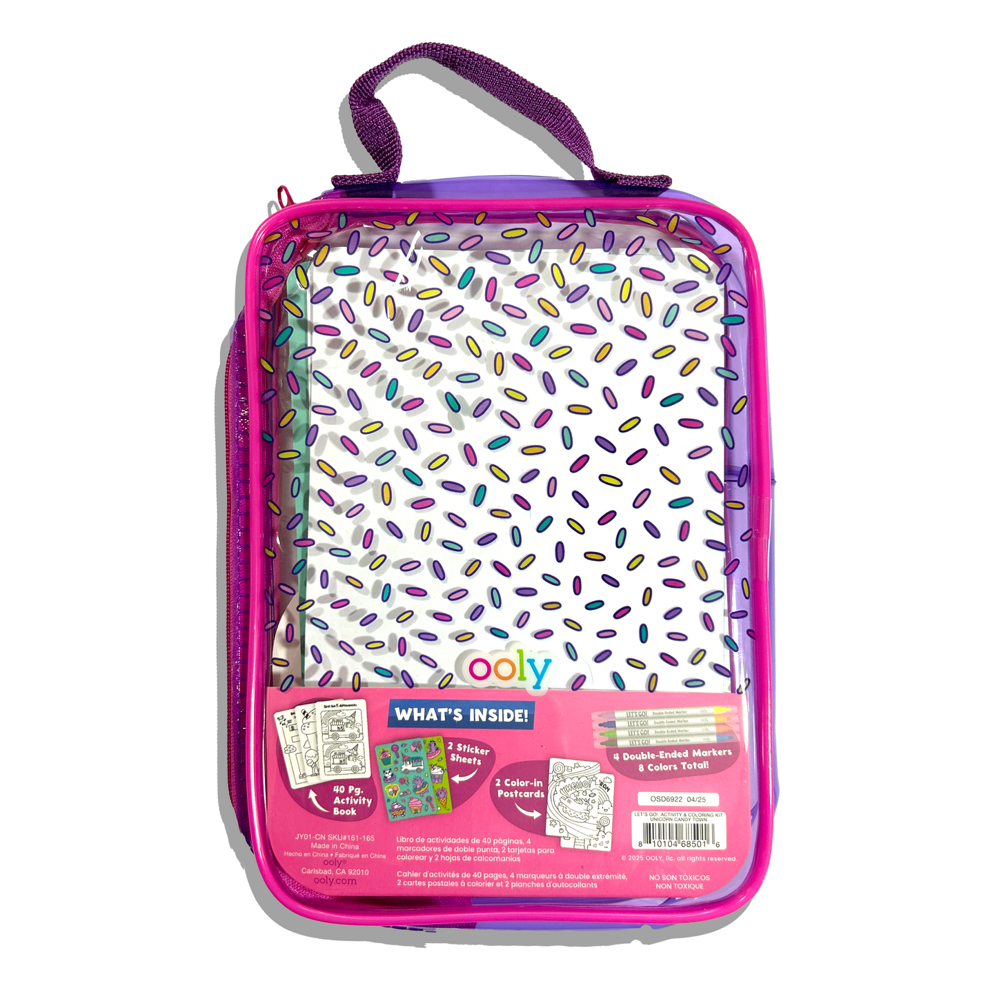 Activity & Coloring Kit - Unicorn Candy Town