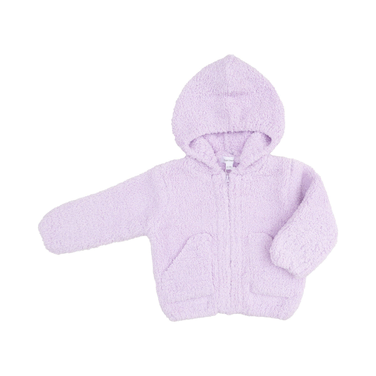 Lavender Chenille Hooded Jacket