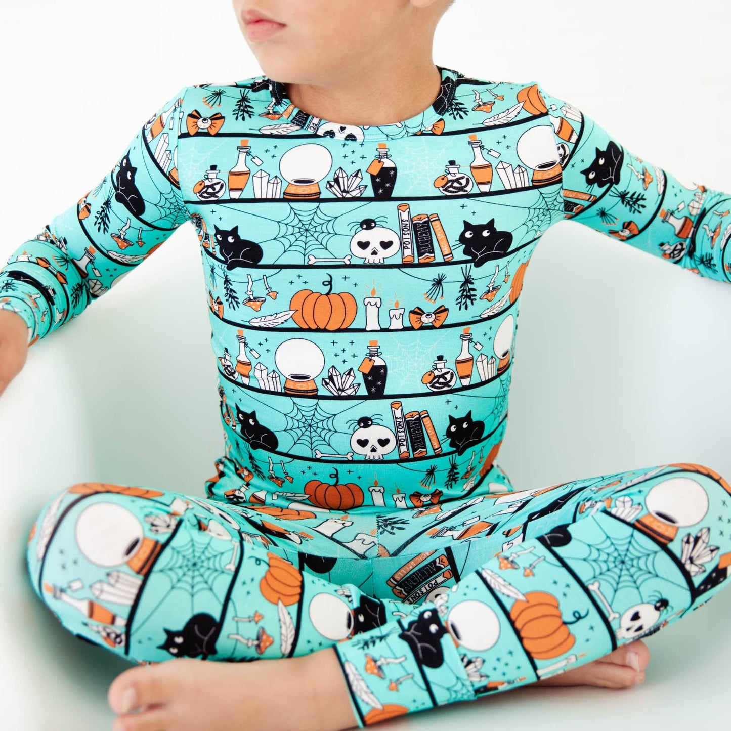 A Drop Of Magic Pajama Set in Teal