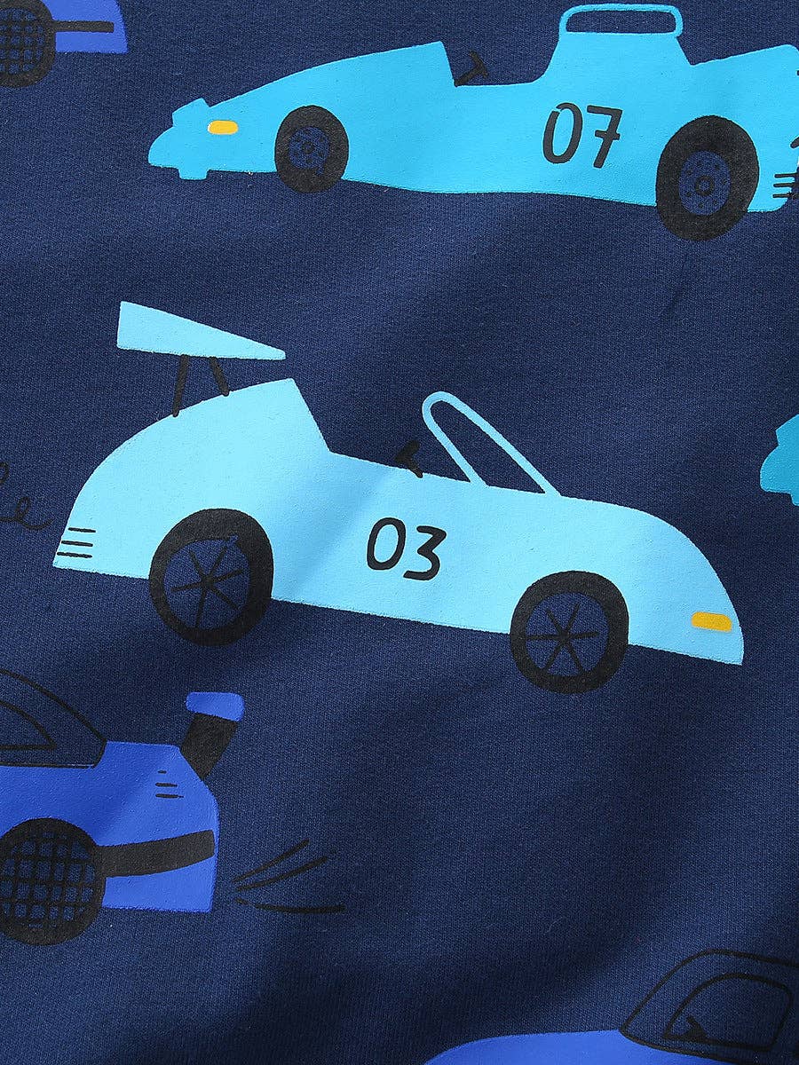 Blue Cars Sweatshirt