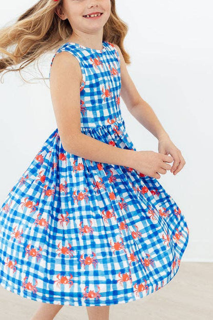 Crabby Cutie Tank Twirl Dress