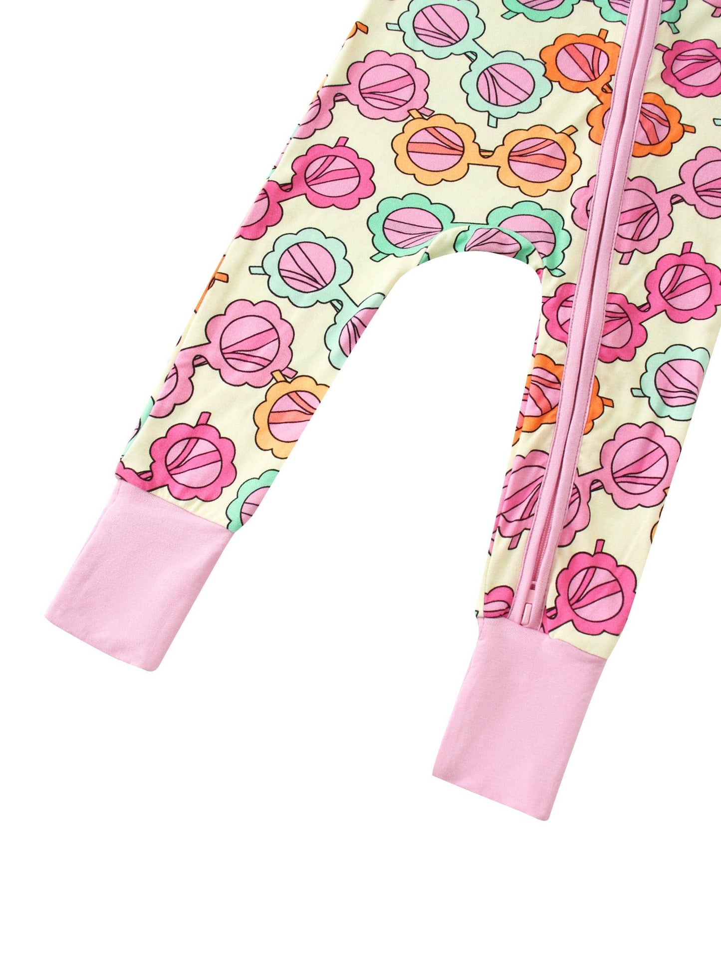 PoshTOT Sunglasses Bamboo Convertible Zip Romper