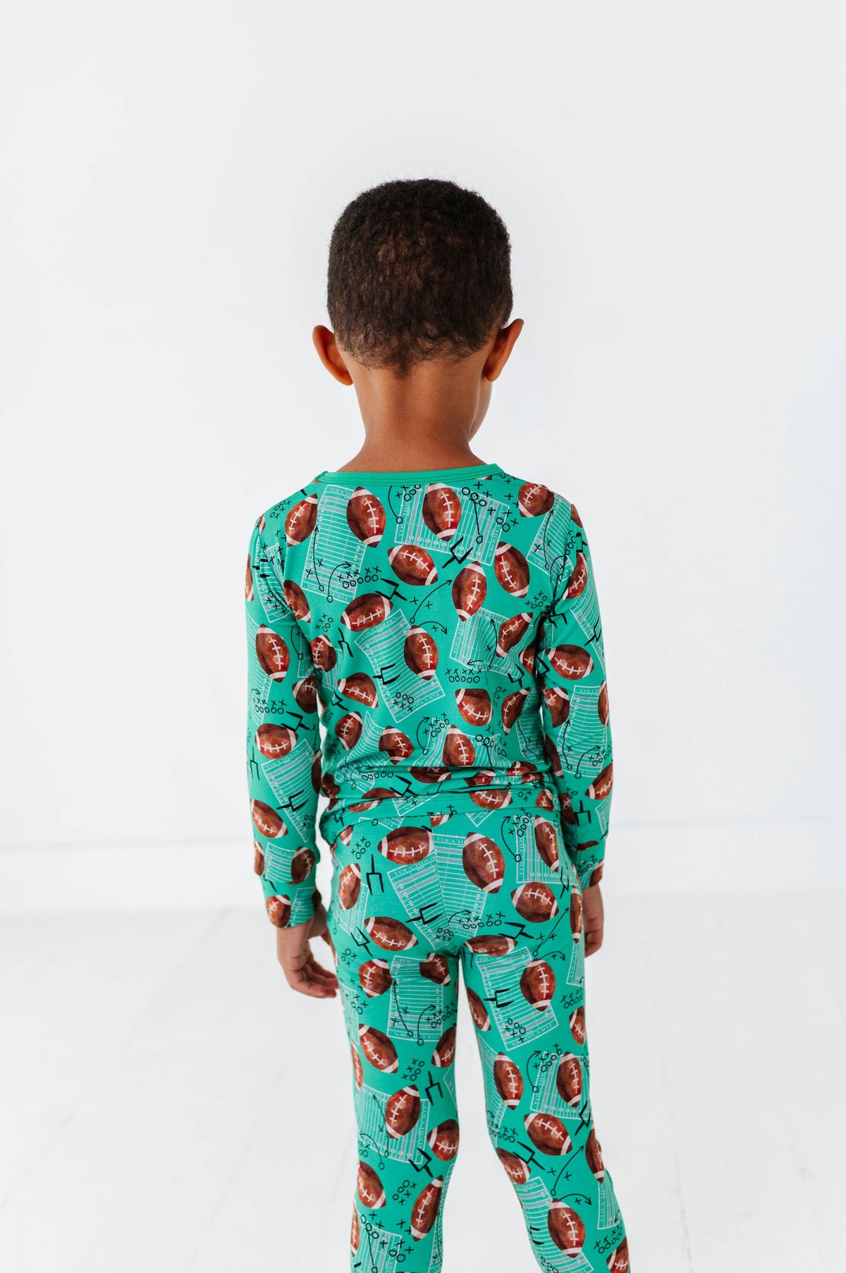 Football Field Bamboo Pajama Set