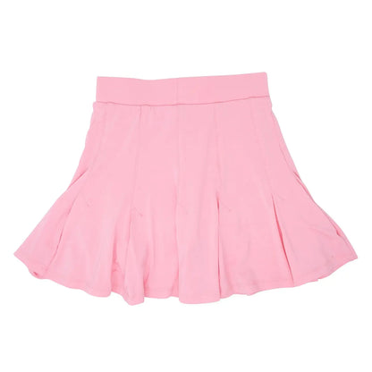 Tulip Pink Bamboo Pleated Skort