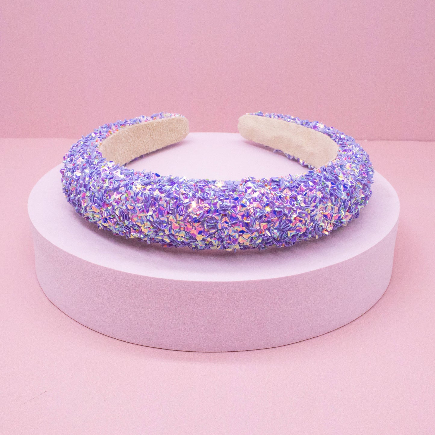 Chunky Sequin Purple Headband