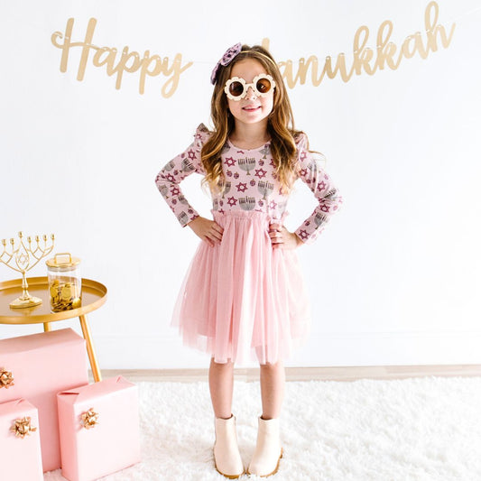 Hanukkah L/S Tutu Dress