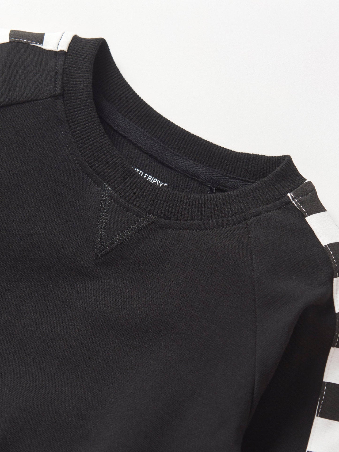 Black Side Checkered Pullover