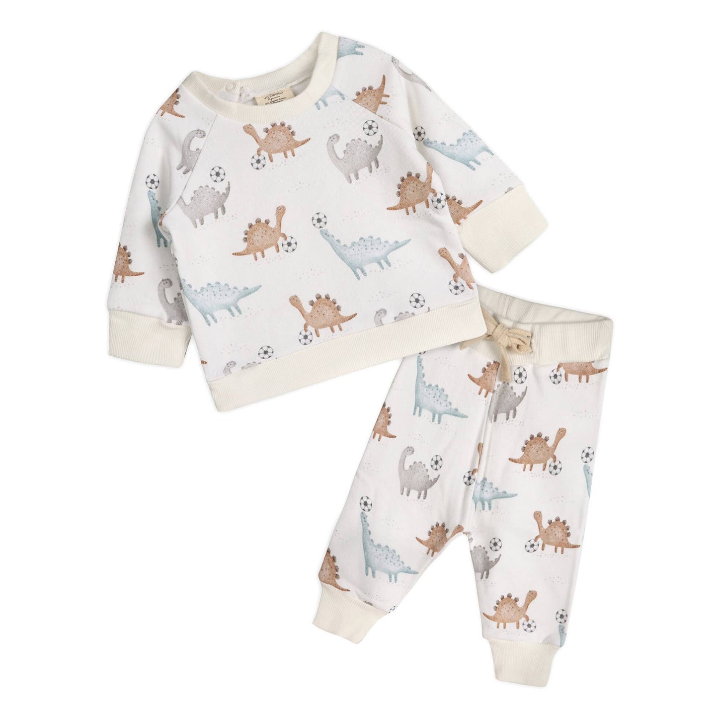 Soccer Dino Organic Cotton Jogger Set