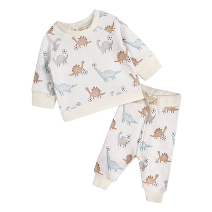 Soccer Dino Organic Cotton Jogger Set