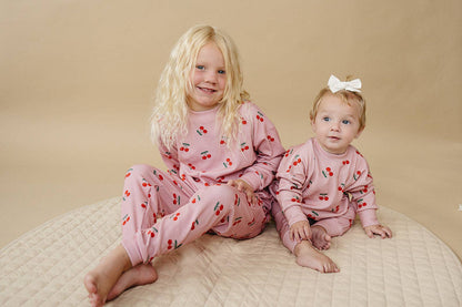 Blush Cherry Baby Jogger Set