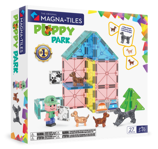 Magna-Tiles Puppy Park 27-Piece Set
