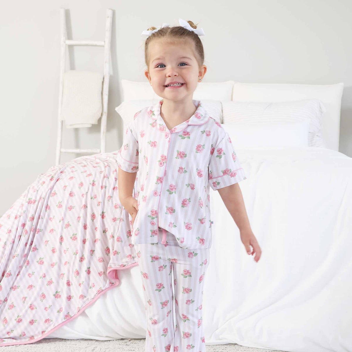 Rosy & Cozy Two Piece Flare Lounge Set