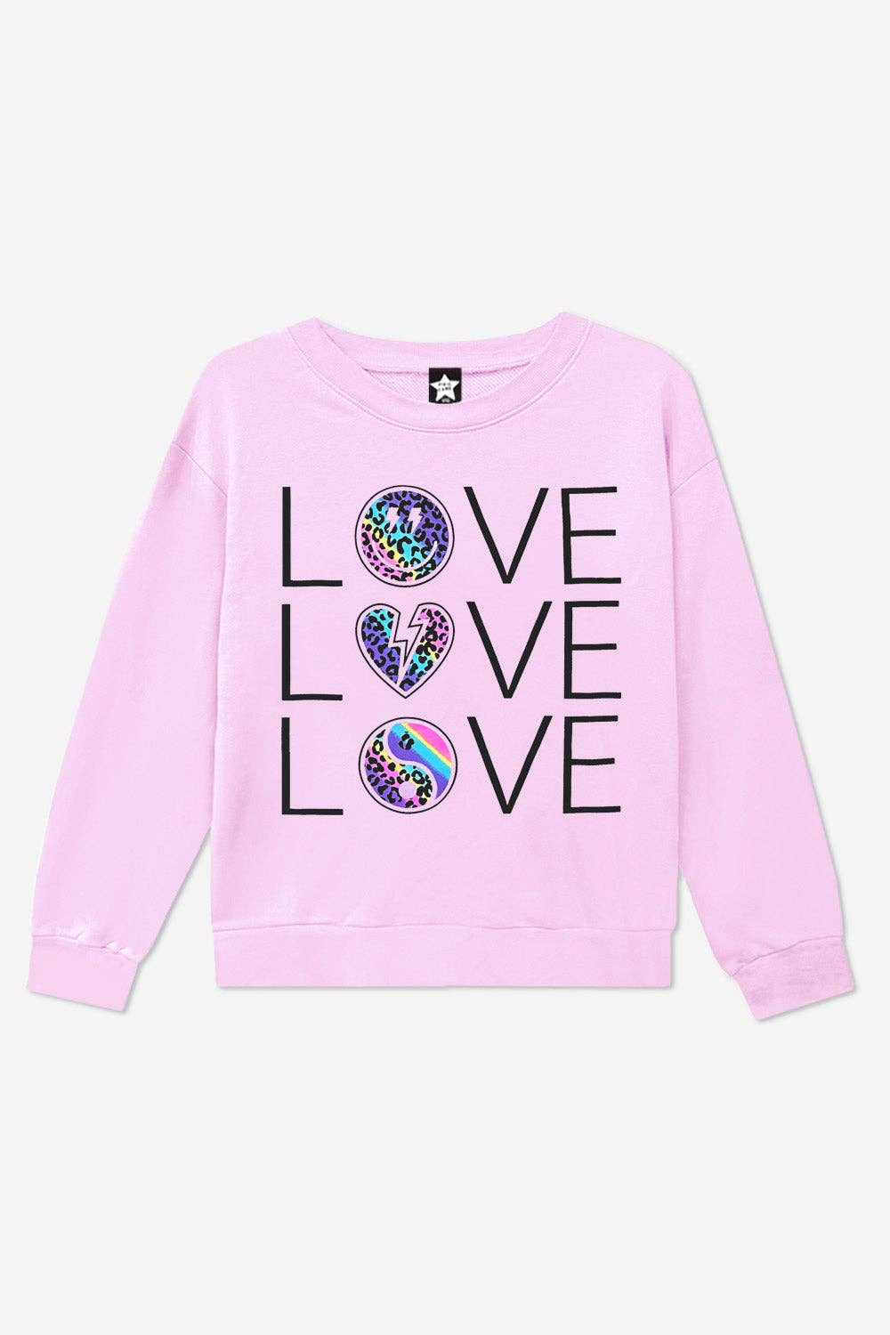 Lilac Leopard Love Simply Soft Long Sleeve Crew Top
