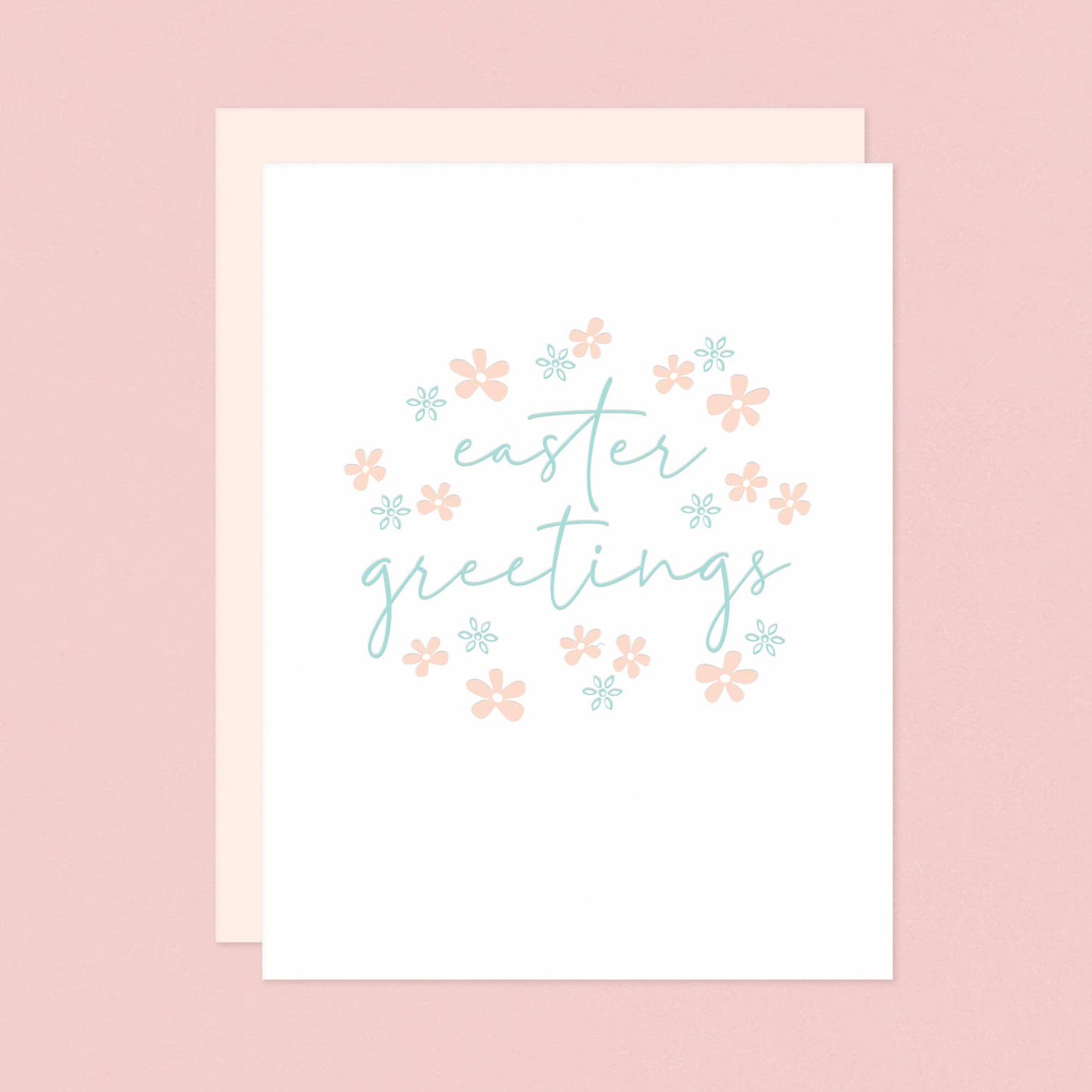 Easter Greetings Letterpress Card
