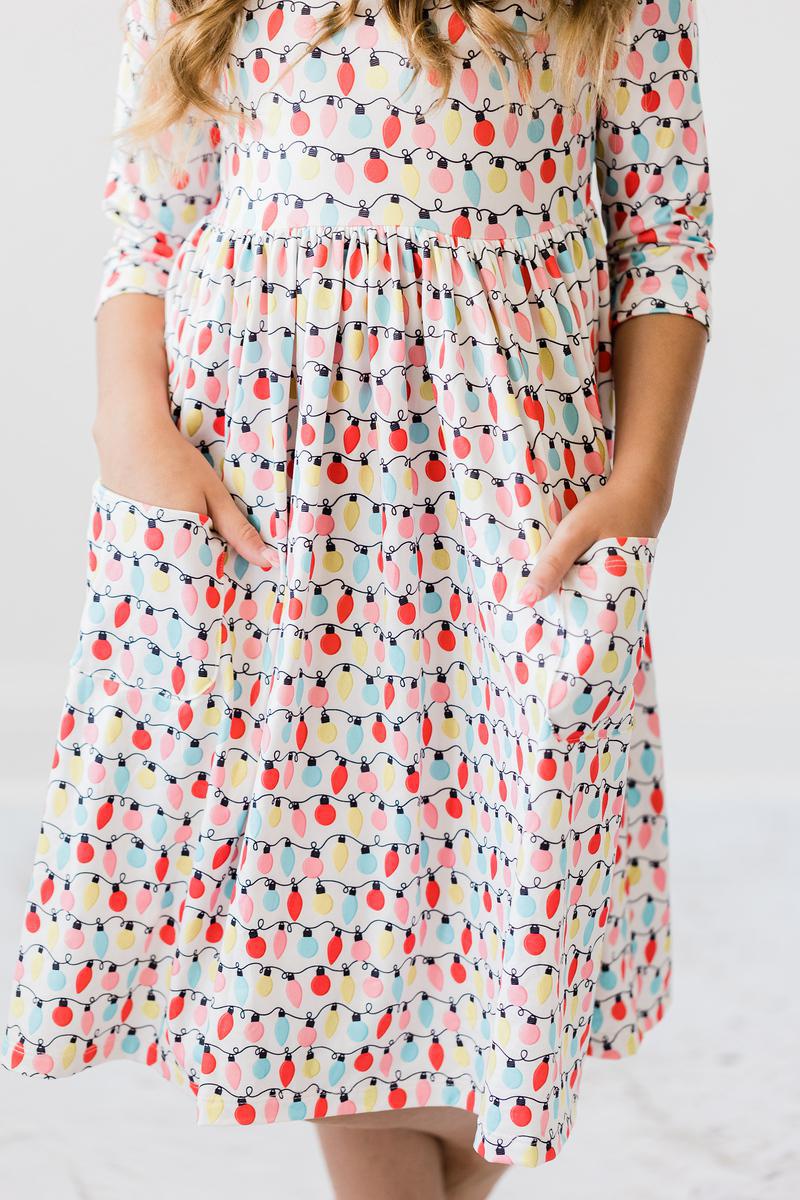 Merry + Bright Pocket Twirl Dress