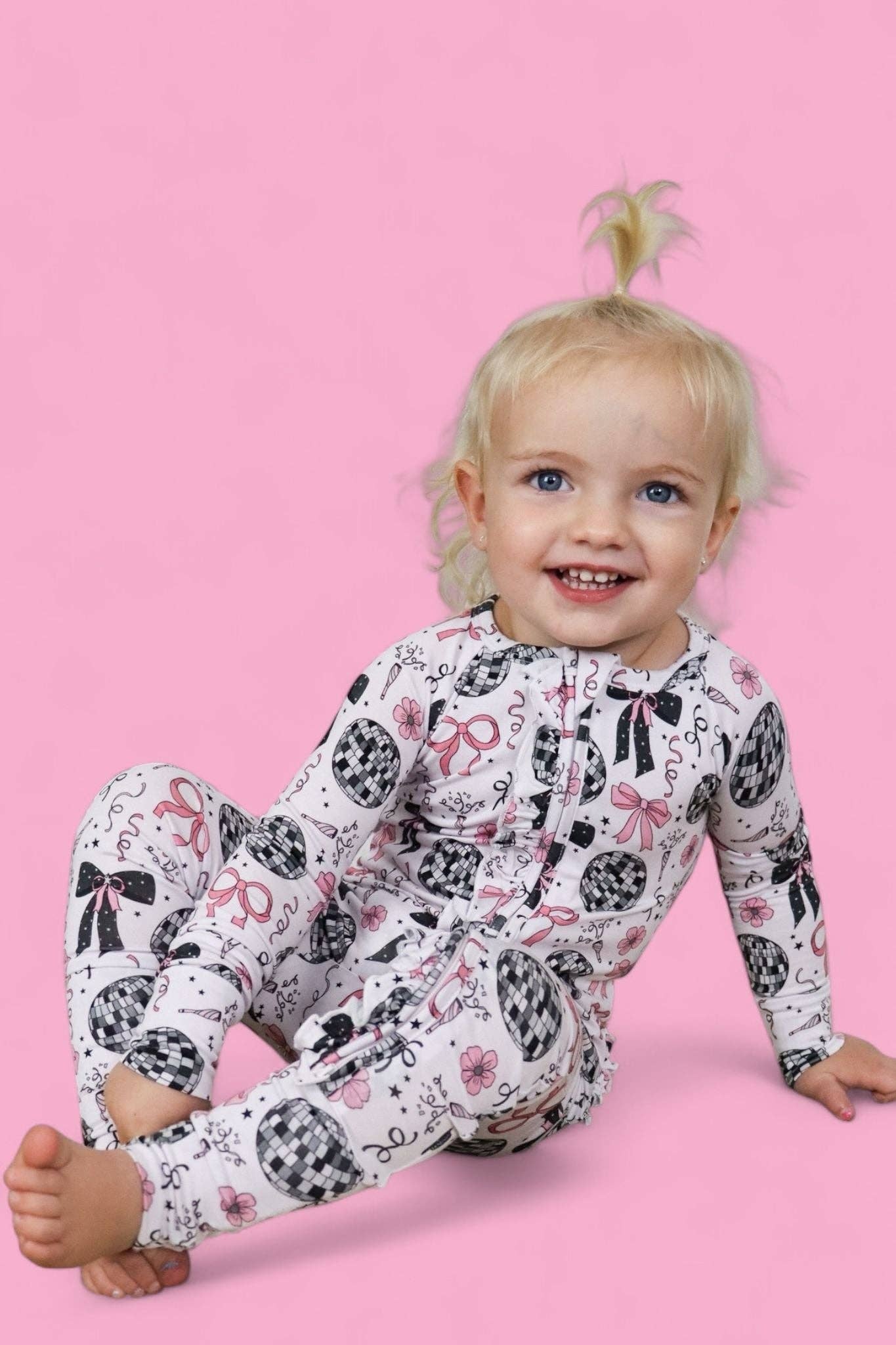 Midnight Disco Darling Dream Ruffle Romper