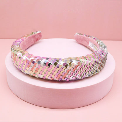 Rainbow Sequin Headband