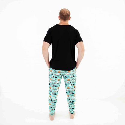 Drop Of Magic Men's Pajama Set in Teal