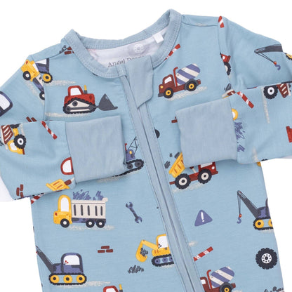 Crayon Construction Bamboo Convertible Romper