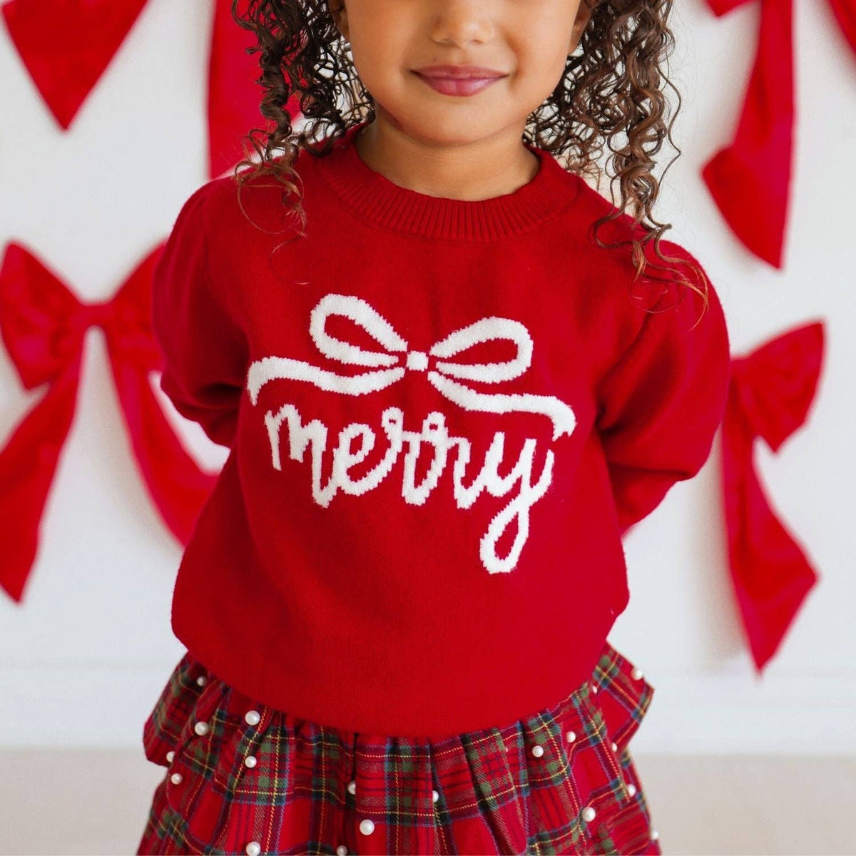 Merry Bow Sweater