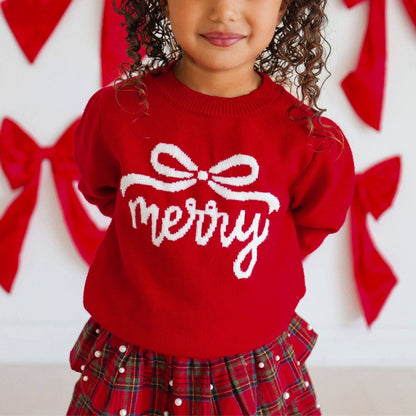 Merry Bow Sweater
