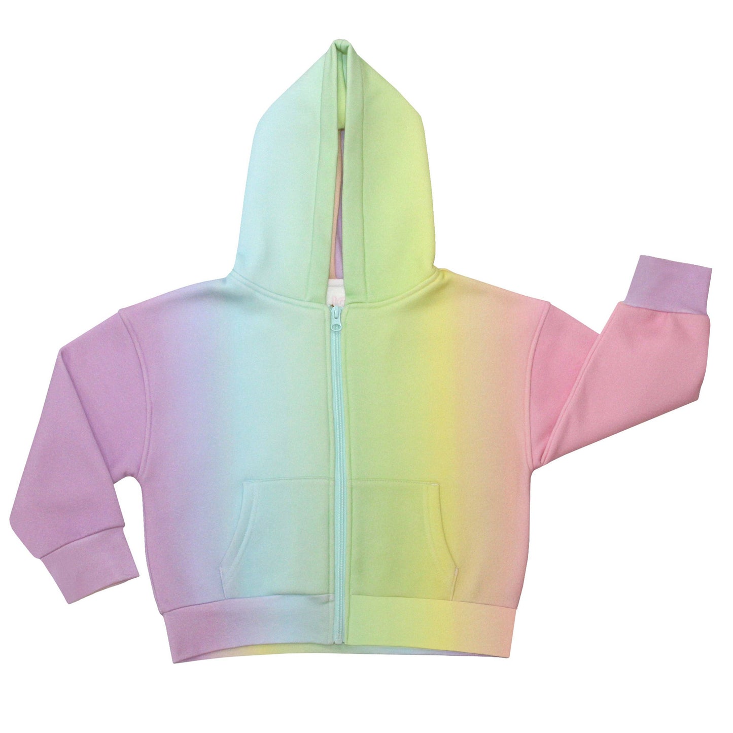 Rainbow Zip-Up Hoodie