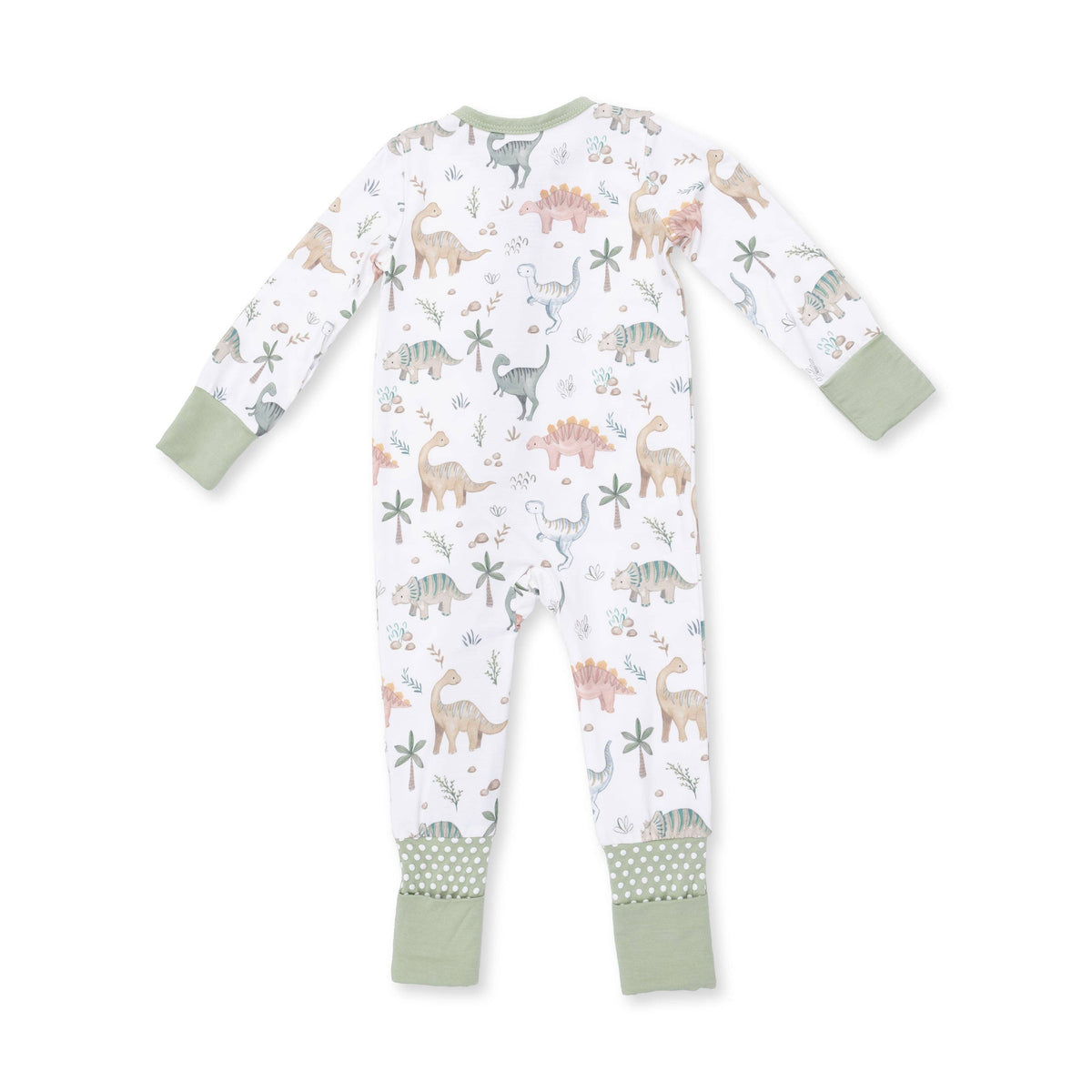 Sweet Baby Dinos Bamboo Convertible Romper