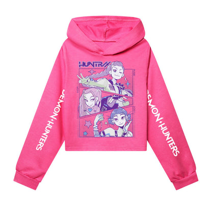 K-Pop Demon Hunters Hot Pink Hoodie
