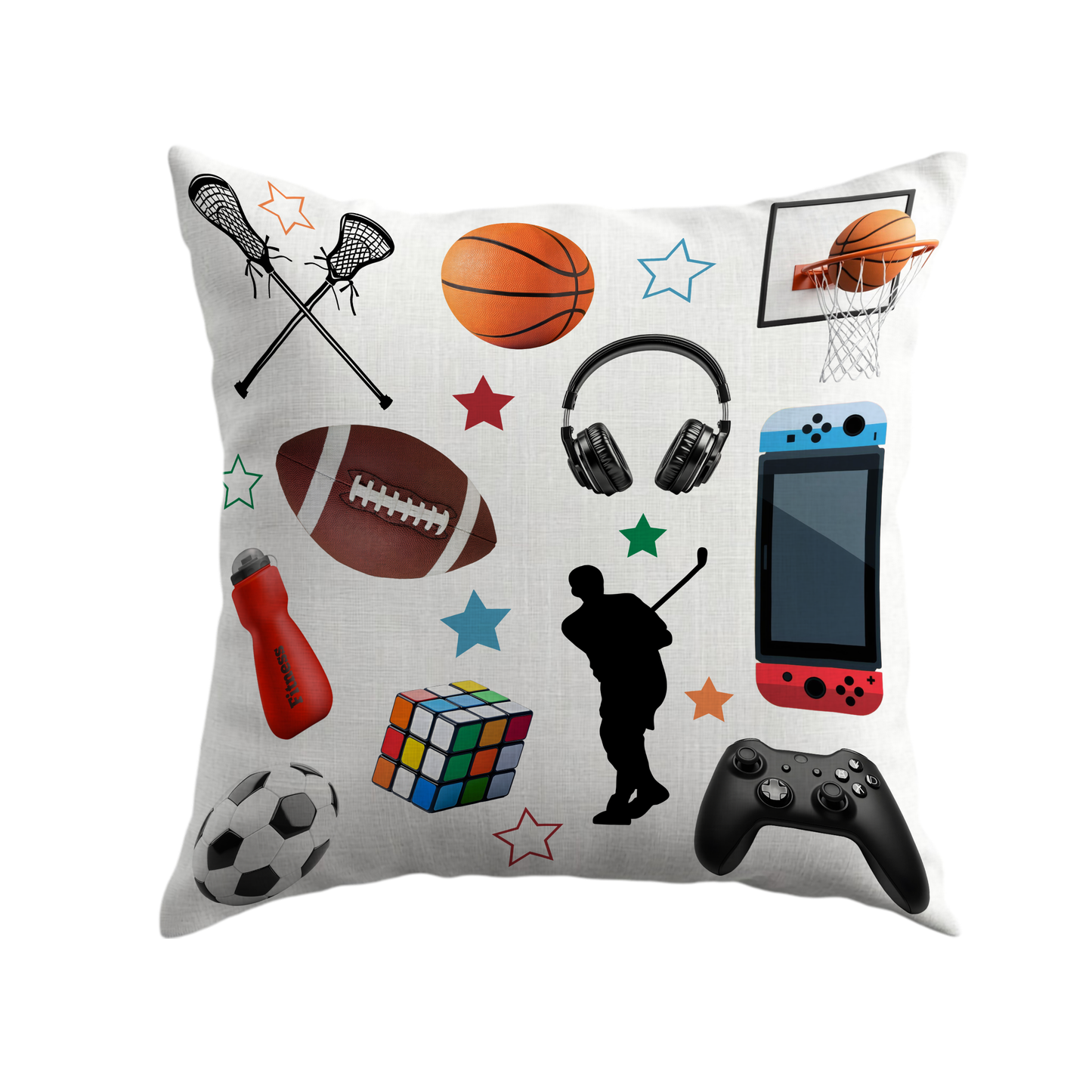Sports Gamer Autograph Pillow