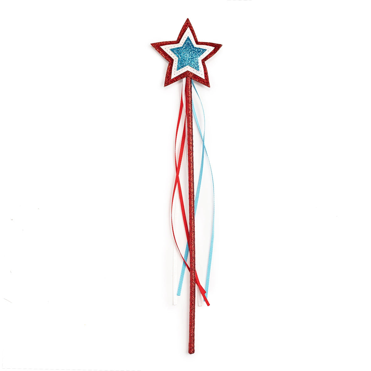 Red White + Blue Star Wand