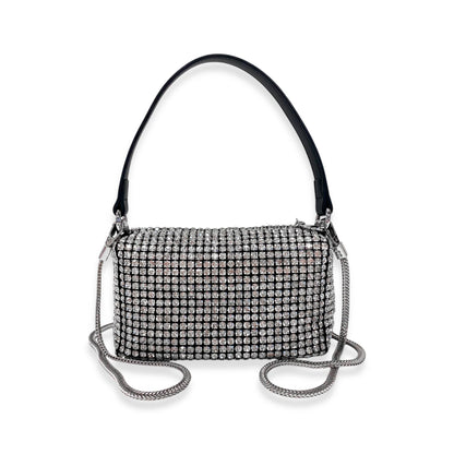 Silver Crystal Purse