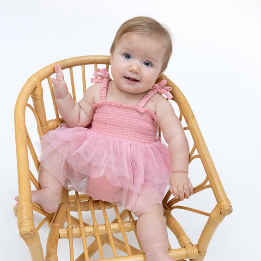 Poignant Pink Muslin Tutu Bubble